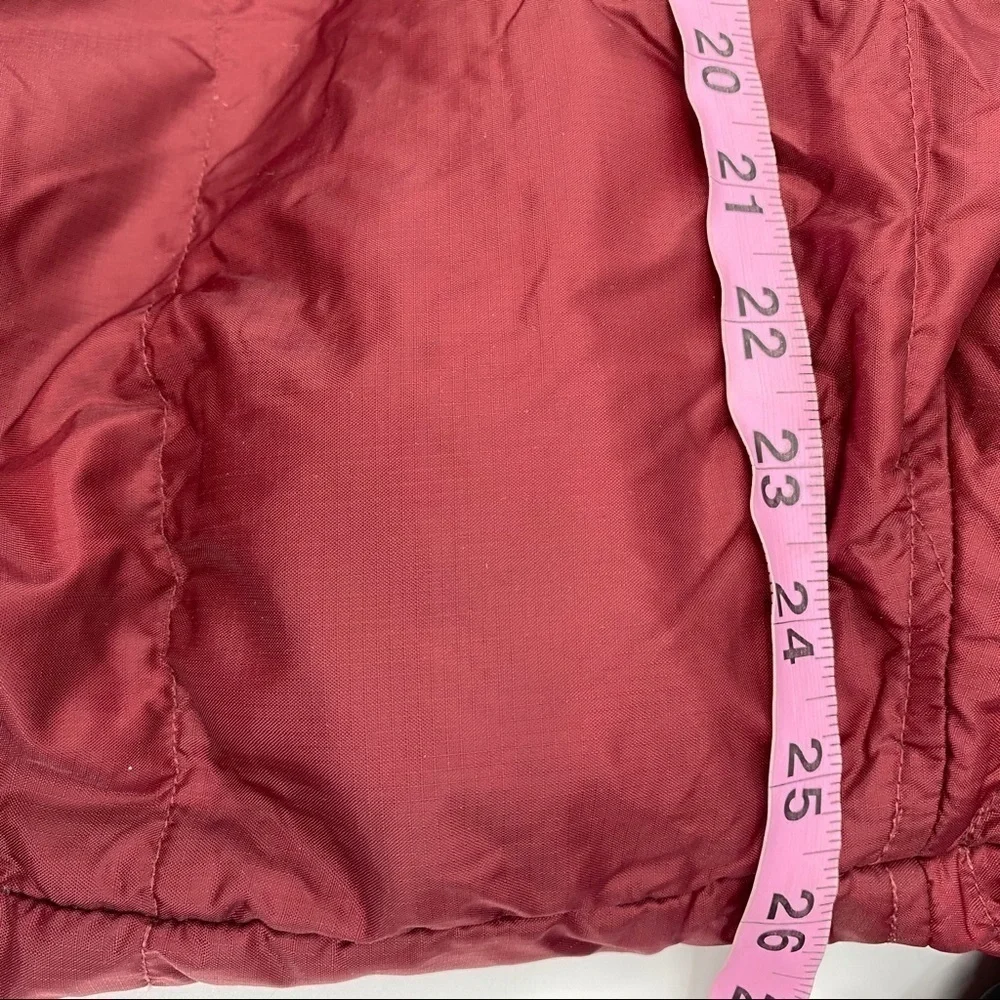 Eddie Bauer goose down hooded puffer jacket L